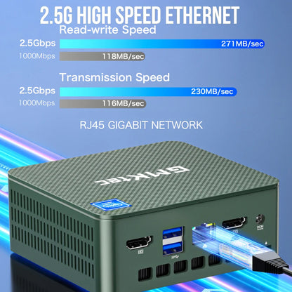 GMKtec G3 Mini PC – Intel Alder Lake N100, Windows 11 Pro, 8/16GB RAM, 256/512GB SSD, WiFi 6 & BT5.2 Desktop Computer