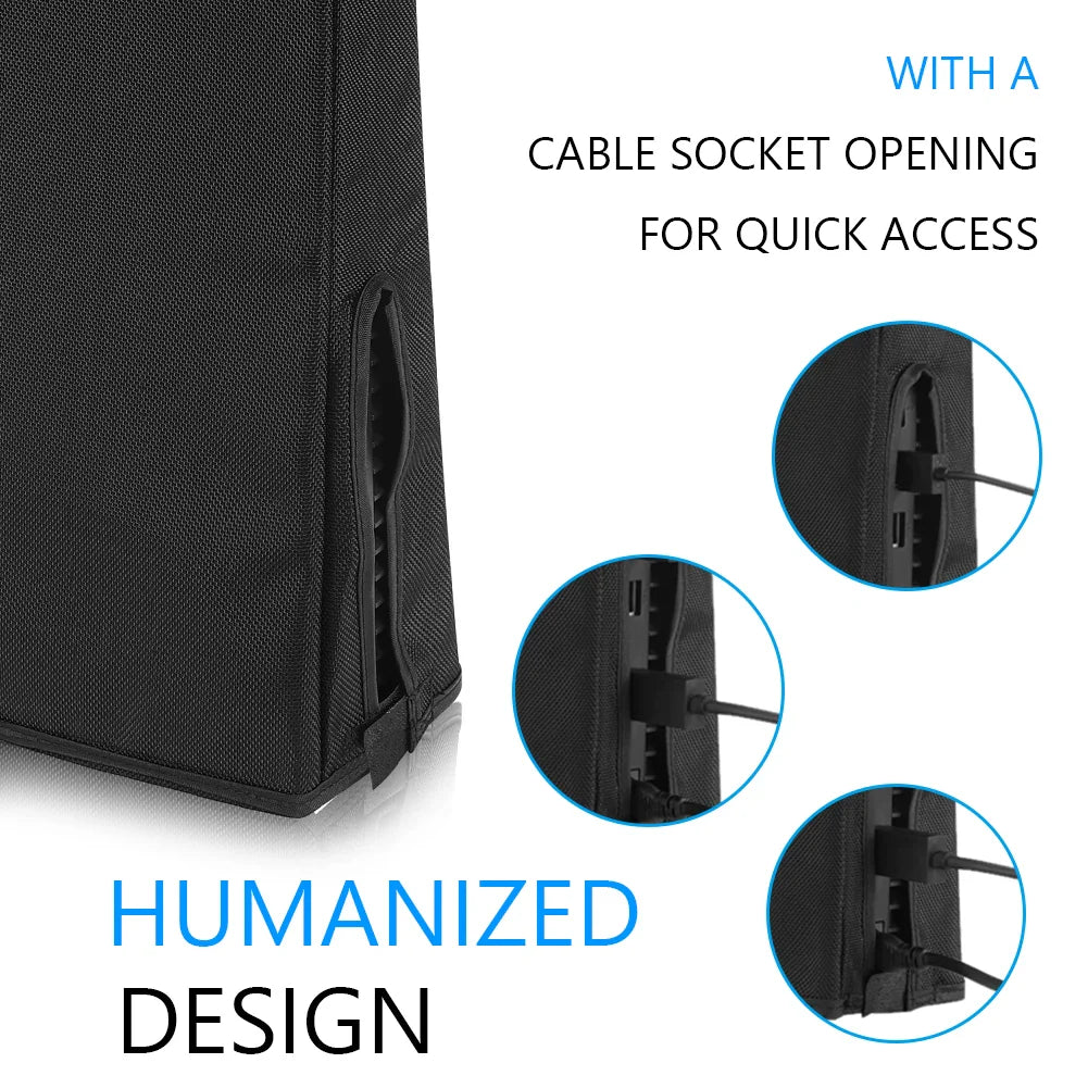 Dust Cover Case for PS5/PS5 Slim Console – Anti-Scratch, Dustproof, Waterproof Protective Shell, Washable Game Accessories