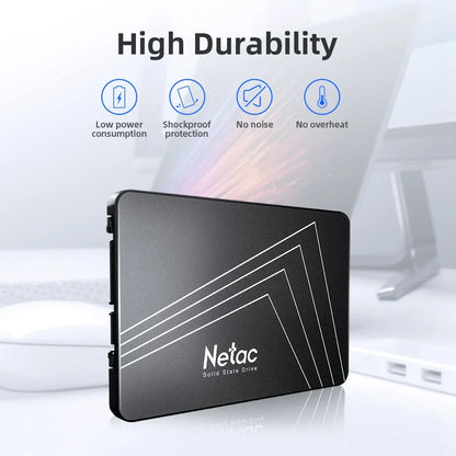 Netac 2.5'' SATA SSD – 128GB to 4TB Internal Solid State Drive for PC, SATA3 Hard Drive