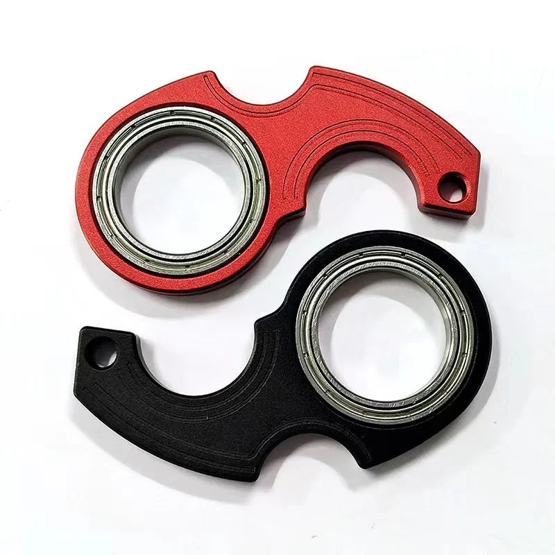 New Exquisite Decompression Keychain – Fingertip Spinner Anti-Anxiety Toy, Rotating Keychain Gift for Couples