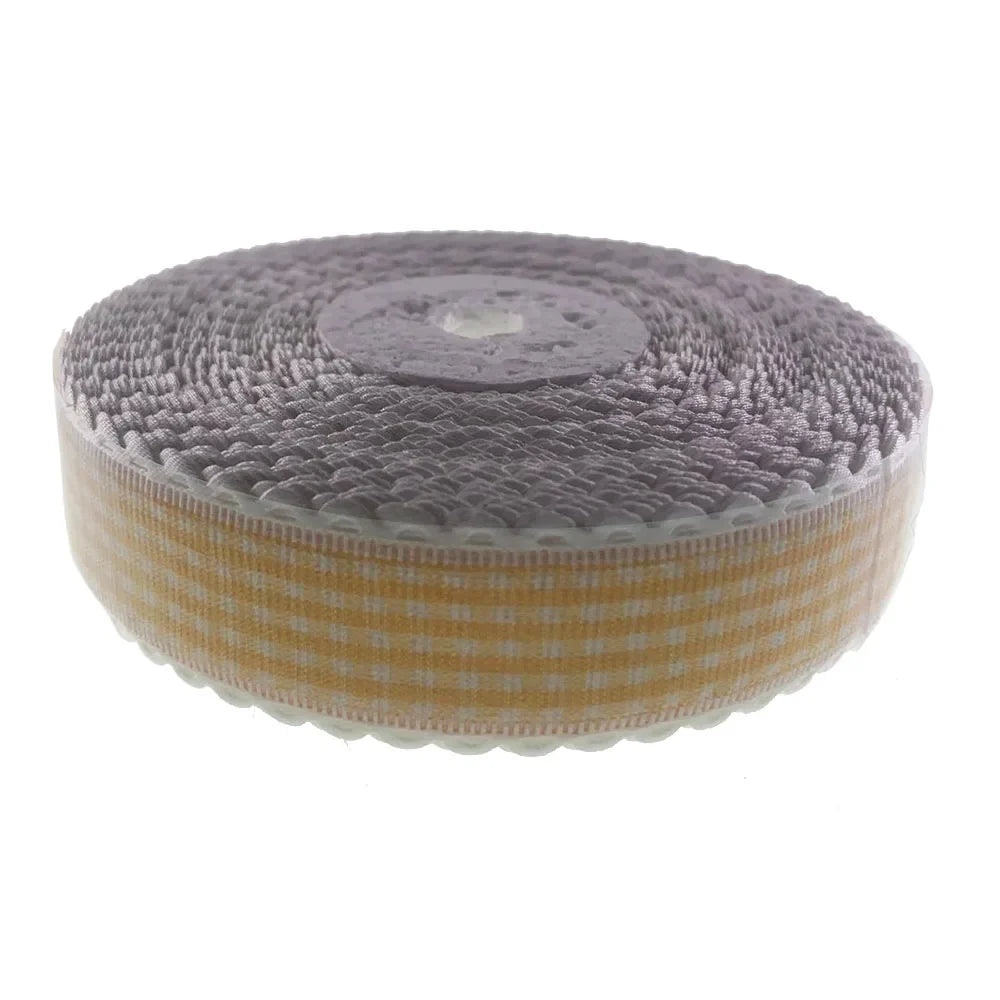 Polka Dot Lace Ribbon Roll - 20 Yards 1 Inch DIY Craft, Gift Wrapping & Scrapbooking Decoration Fabric