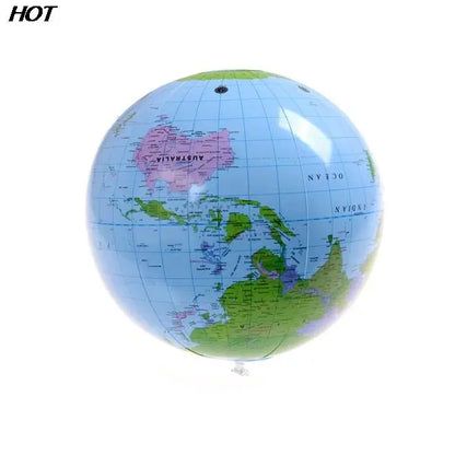 30-40CM Inflatable Earth Globe – Early Educational Geography Map Balloon Toy, Beach Ball
