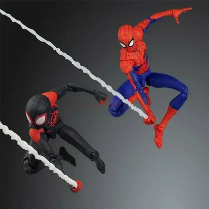 2024 Spider-Man & Gwen Action Figures — Spider-Verse Collection with Miles Morales Sentinel | Anime Toys Christmas Gift