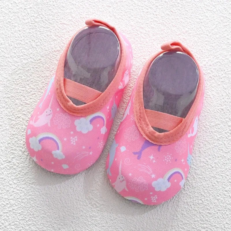 Kids Beach Water Shoes — Boys & Girls Aqua Sneakers for Swimming, Surfing, Diving & Outdoor Activities