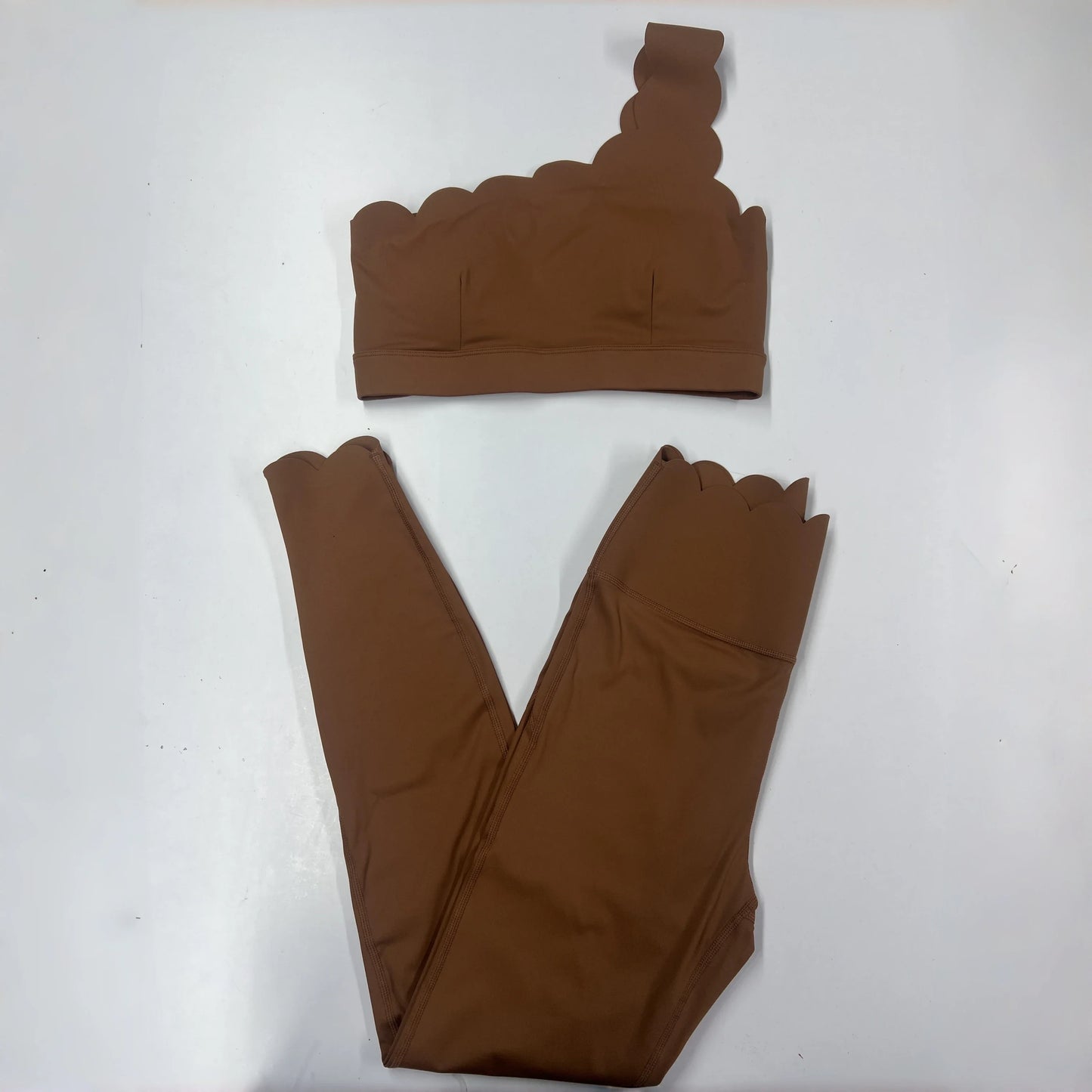 2PCS Women’s Seamless Yoga & Fitness Set – Sports Bra with Leggings & Gym Shorts Workout Outfit