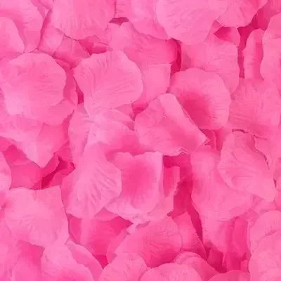 Red Artificial Rose Petals - Silk Flower Simulation for Valentine's Day, Wedding, & Christmas Decor