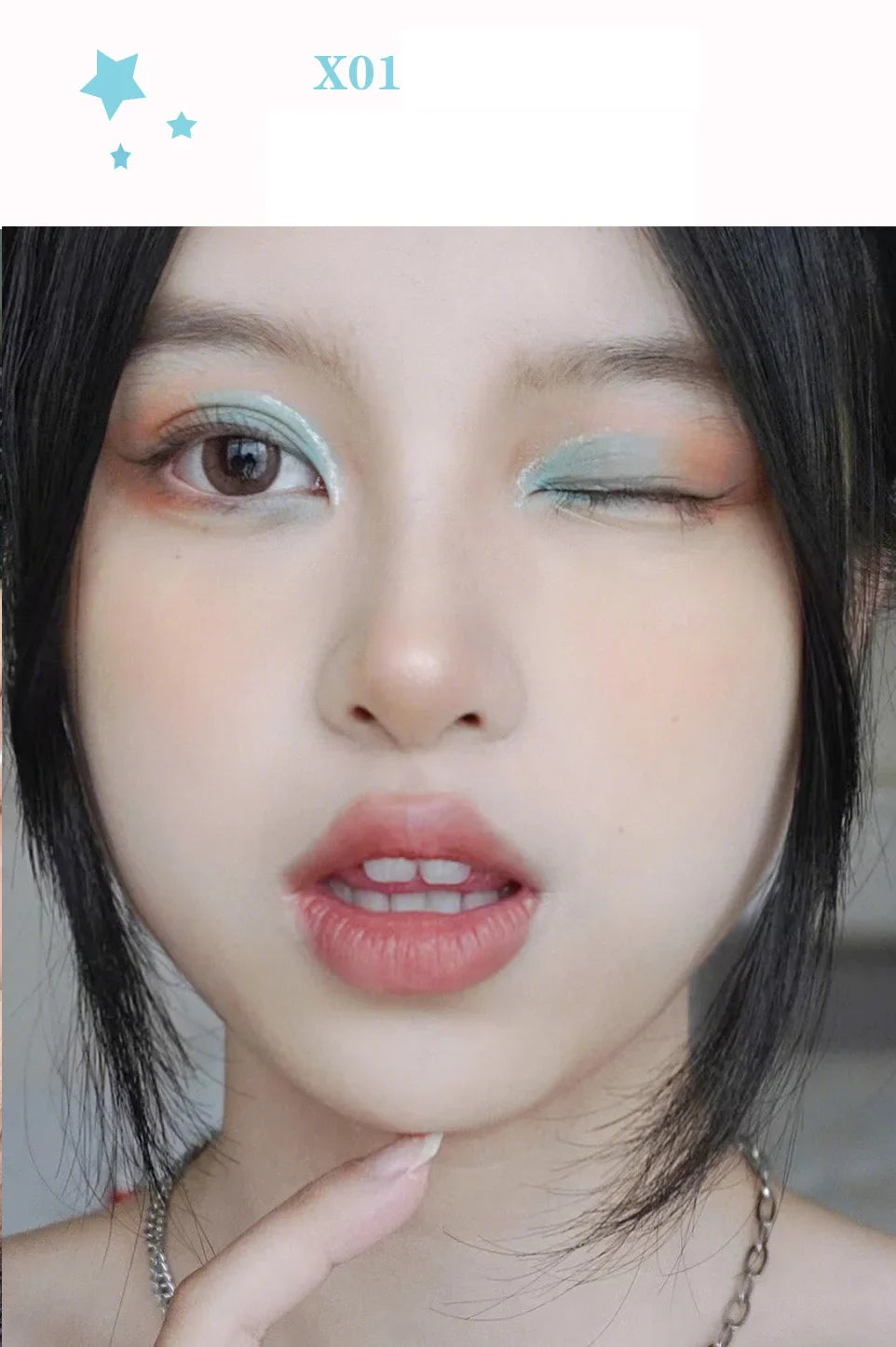 2-in-1 Double Head Glitter Liquid Eyeshadow – Waterproof Matte Blue Green Lightweight Summer Eye Makeup