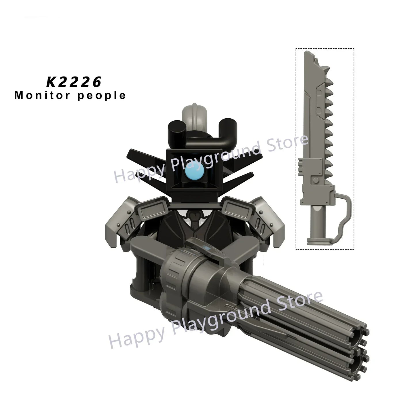 KDL Skibidi Toilet Man Anime Block Figures – TVMan, Titan, Cameraman & Speakerman Model Toy Gift for Kids