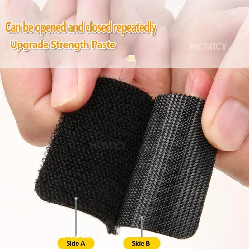 Universal Car Carpet Tape - Floor Mat Clip Fixing Bracket Grip with Self-Adhesive Fastener Sticker - Car Floor Mat Fixing Solution