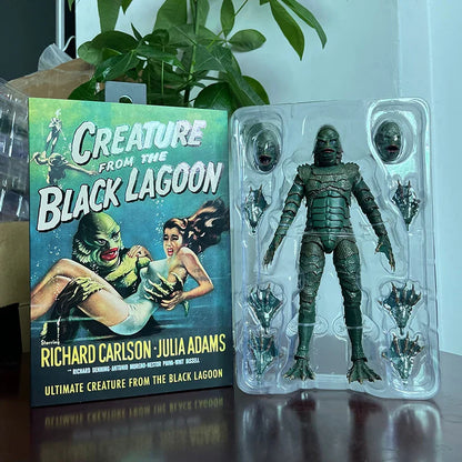NECA Creature from the Black Lagoon Action Figure – Movable Horror Film Collectible Toy, Perfect Birthday Gift