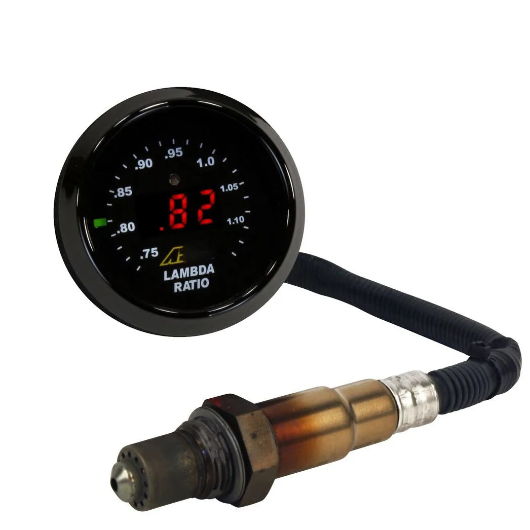 AEM Wideband Gauge Kit — 30-4110 / 30-0300 X-Series AFR O2 UEGO Air Fuel Ratio Gauge 2 1/16" with LSU 4.9 17025 Sensor