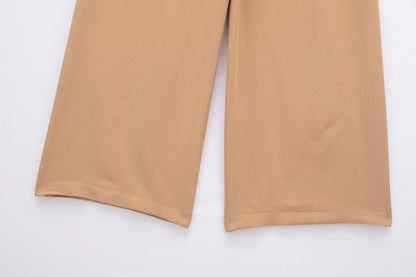 TRAF 2024 Women’s Wide Leg Pants — High Waist Baggy Summer Streetwear Trousers