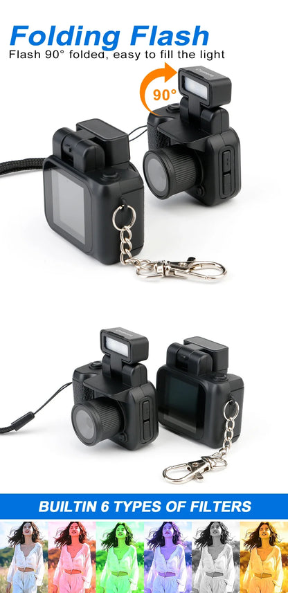 2025 New Mini DV Camera Y4000 HD 1080P – Portable Pocket Audio Video Recorder with Screen for Kids & Students