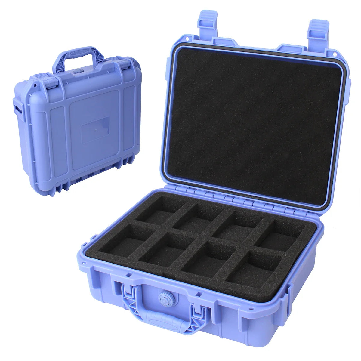 8-Grid High-End Watch Case Collection Box - Antique Protection Safety Box with Colorful Sponge, Thickened Moisture-Proof Design