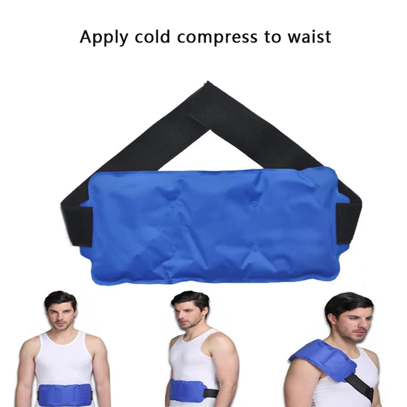 Ankle Brace Ice Pack Wrap – Reusable Hot & Cold Gel Therapy for Injuries, Sprains & Pain Relief
