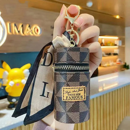 European American Style Mini Coin Purse: Fashionable Lipstick Pack Handbag Pendant for Keys, Earphones - Presbyopic Small Bag