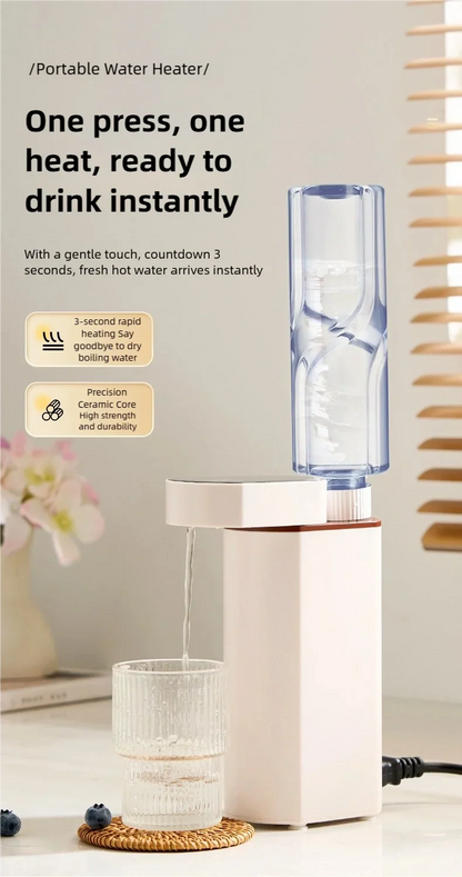 2000W Instant-Heat Water Dispenser – 3-Second Rapid Heating Portable Dispenser for Mineral & Bottled Water