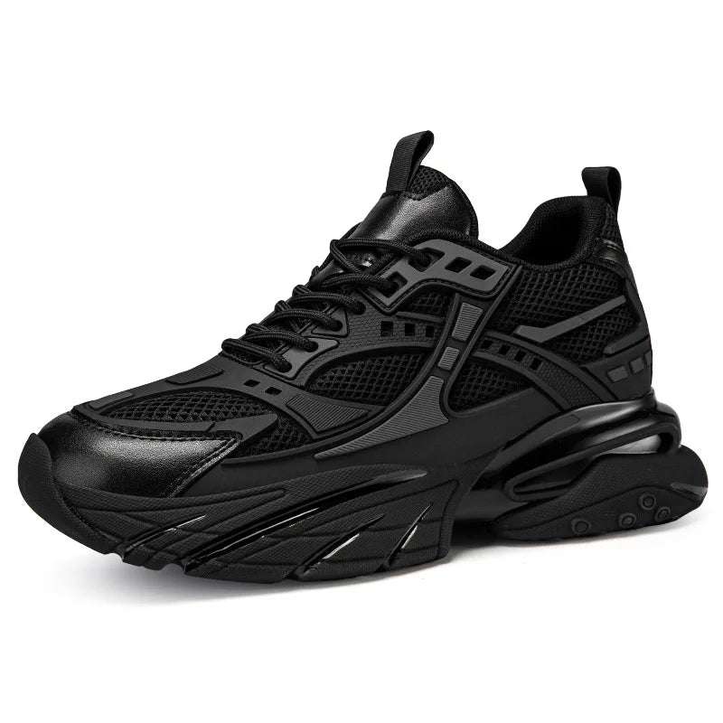 Men’s Mesh Elevator Sneakers – 8CM/10CM Invisible Height Increase Sports Casual Shoes