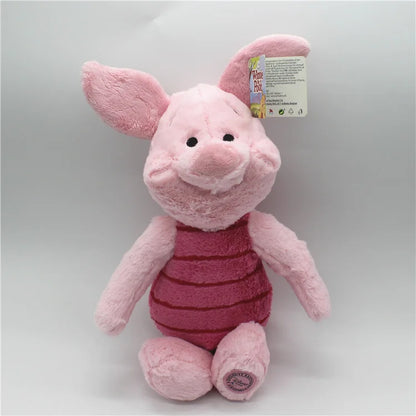 Winnie the Pooh Plush Toy - Cute Pooh Bear, Tigger, Eeyore & Piglet Stuffed Gift Doll for Kids