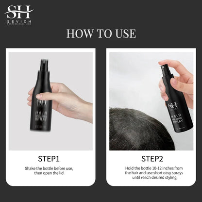 100ml SEVICH Hair Fiber Holding Spray - Thickening Styling Mist for Men & Women with Long-Lasting Hair Volume