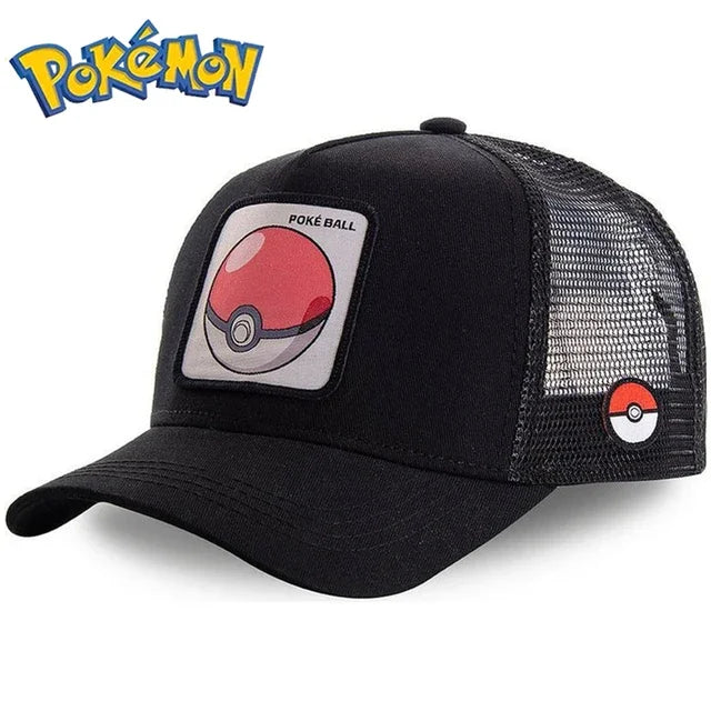Pikachu Anime Baseball Cap - Adjustable Cartoon Cosplay Hat for Men, Women & Kids Sports Hip Hop Style Gift
