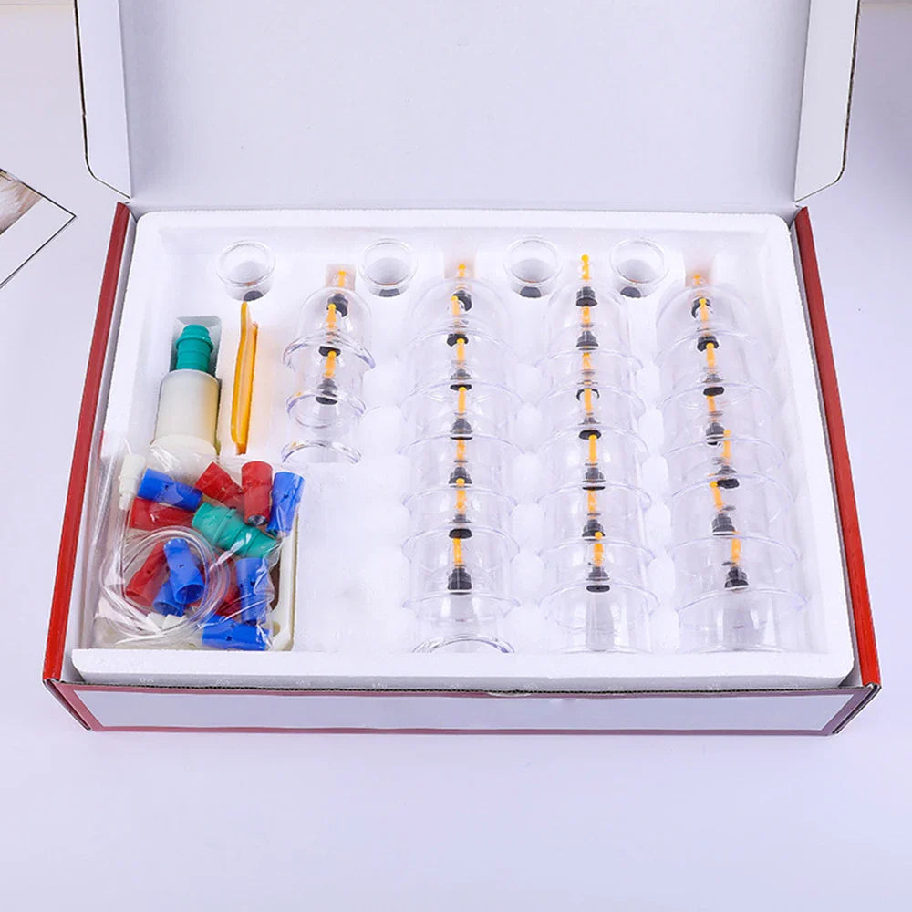 32-Can Thickened Household Vacuum Cupping Machine — Non-Glass Health Massage Tool
