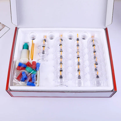 32-Can Thickened Household Vacuum Cupping Machine — Non-Glass Health Massage Tool
