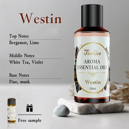 Hotel Collection 150ml Aroma Diffuser Essential Oil – Home & Car Refill for Air Humidifier