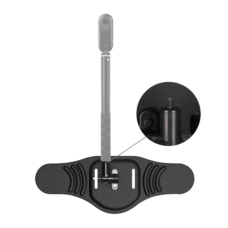 PULUZ Camera Waist Belt Strap Mount – EVA + PC Selfie Stick Bracket for GoPro, DJI OSMO, Insta360