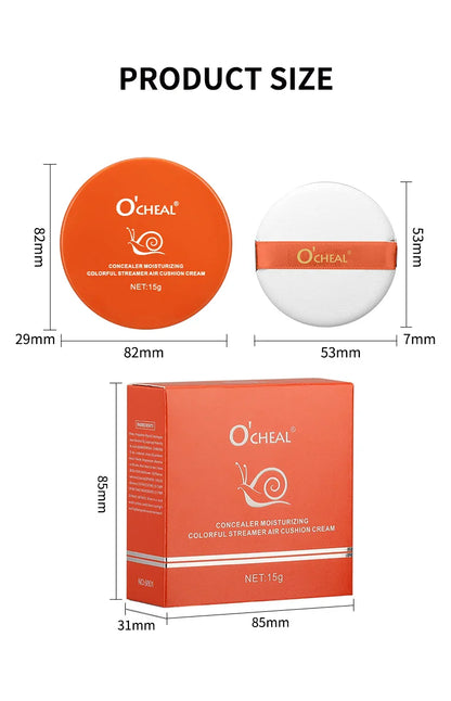 OCHEAL Whitening BB Cream – Face Foundation Concealer & Air Cushion Makeup for Girls, Original Facial Beauty Cream