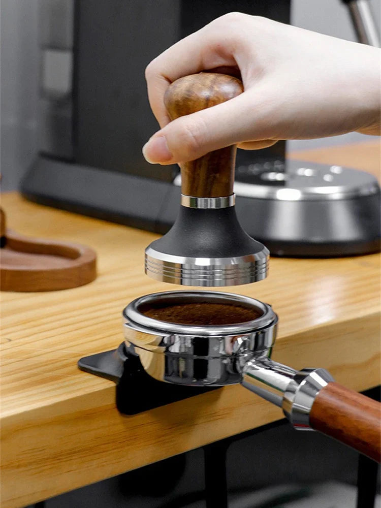 Non-Slip Silicone Espresso Coffee Mat – Press Tampering Holder for 51/53/58mm Tamping Barista Tools