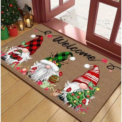 Christmas Dwarf Welcome Door Mat — Festive Holiday Decor & Perfect Christmas Gift for Home Entryways