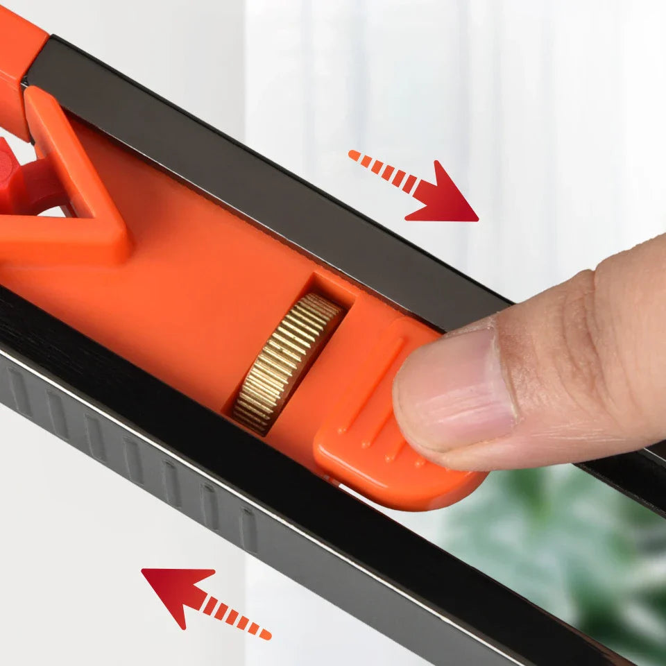 Irregularity Radian Woodworking Gauge Set: Adjustable Profile Scribing Ruler for Precise Measurement - Contour Marking Tool with Lock