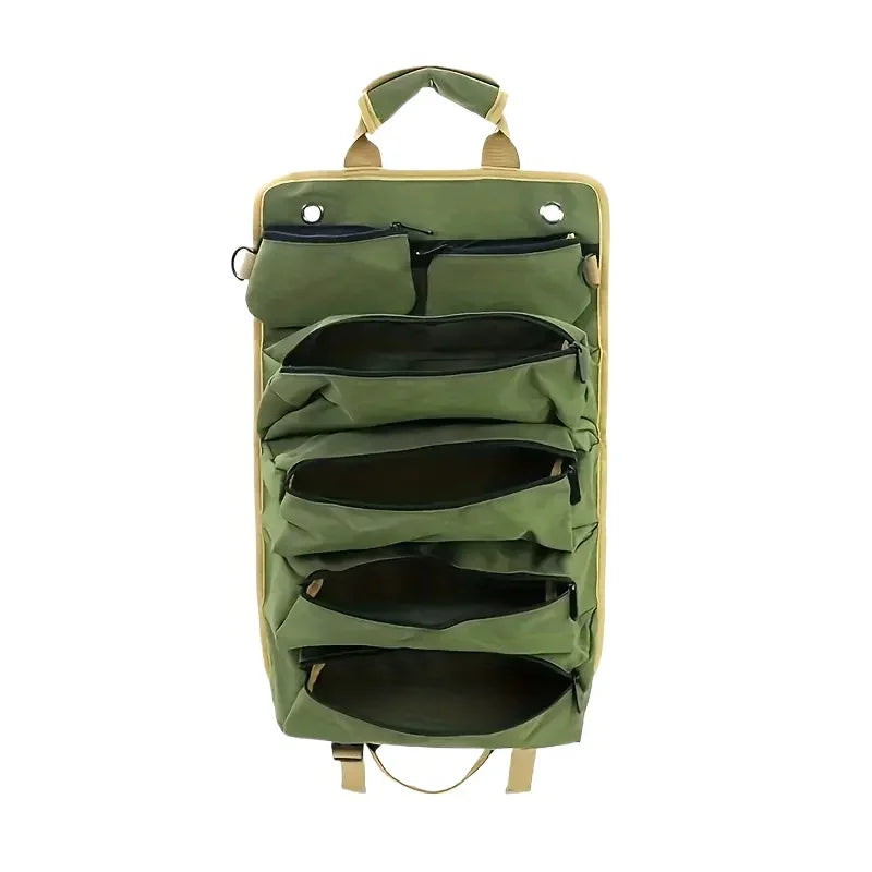 Multi-Purpose Professional Tool Bag – High-Quality Multi-Pocket Roll-Up Hardware Tools Organizer, Portable Small Tool Pouch