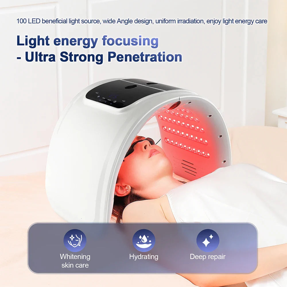 Professional 7-Color PDT LED Mask – Red Light Therapy Facial Device for Skin Rejuvenation, Face Lift & Anti-Wrinkle Treatment