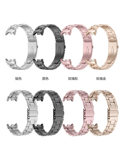 Metal Strap for Xiaomi Mi Band 8 & 9 – Screwless Stainless Steel Bracelet Wristband