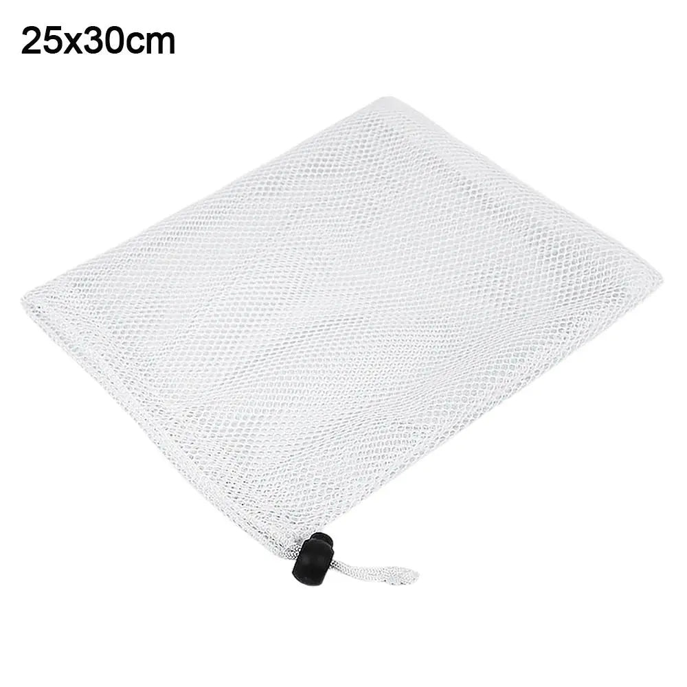 Durable Nylon Mesh Drawstring Bag – Multi-Purpose Outdoor Travel Storage Pouch for Camping Gear