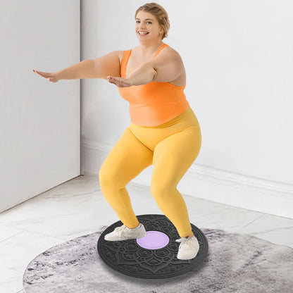 Wobble Balance Board — Non-Slip Portable Stability Trainer for Yoga, Swing & Full Body Exercise