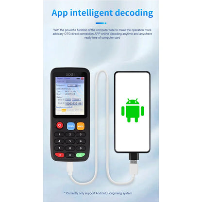 X7 Smart Card Reader RFID Copier IC ID Token Duplicator 125kHz Badge Writer 13.56MHz NFC Programmer