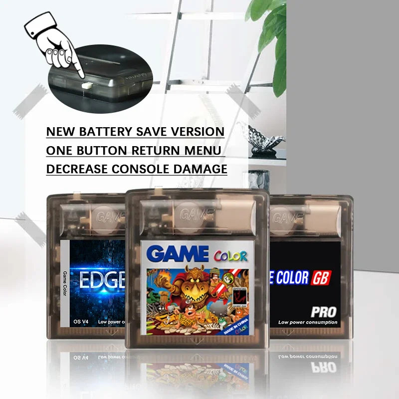 Multifunction EDGB Color 2250-in-1 EverDrive – Game Cartridge for GB, GBC, Game Boy Color with Memory Card