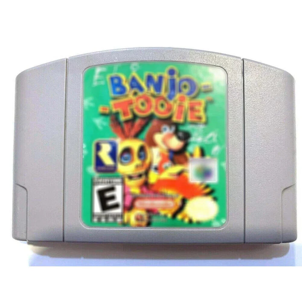 N64 64-Bit Game Cartridge – Bros. Series & Banjo-Kazooie Video Game Console Card
