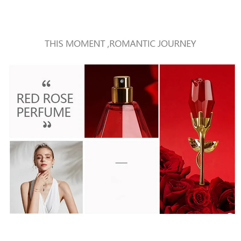 Creative Rose Pheromone Perfume – Long-Lasting Floral Fragrance for Flirting & Valentine's Day Glamour