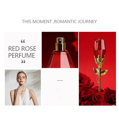 Creative Rose Pheromone Perfume – Long-Lasting Floral Fragrance for Flirting & Valentine's Day Glamour