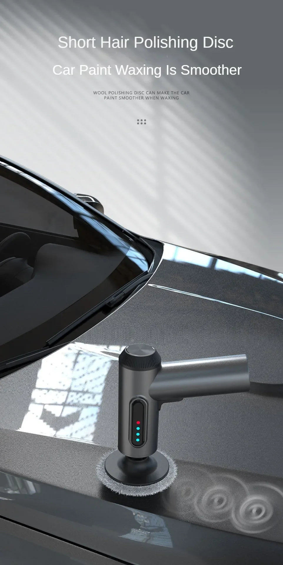 Wireless Car Polisher Machine — Cordless Electric Auto Waxing & Polishing Tool for Car Repair