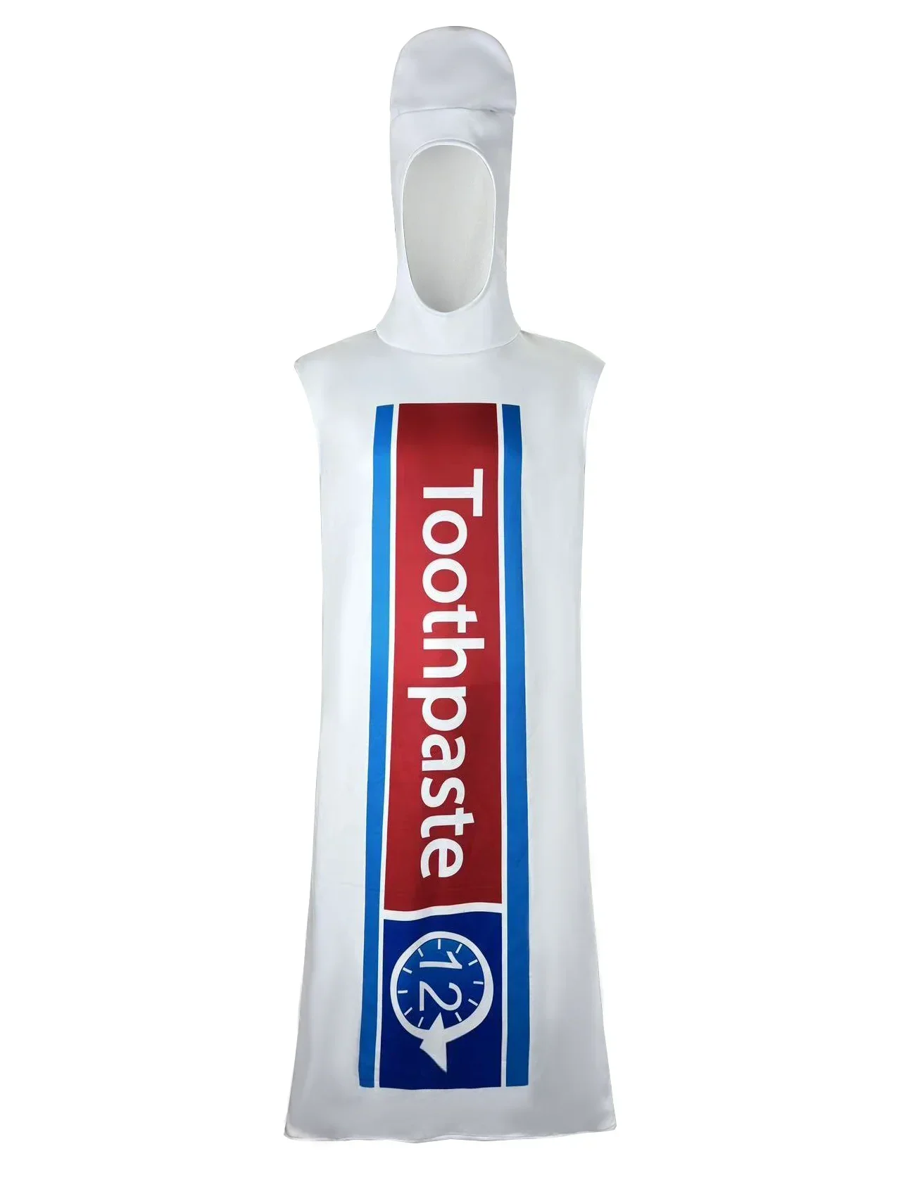 Couples Toothbrush & Toothpaste Cosplay Costume - Funny Halloween Role-Play Party & Performance Outfit
