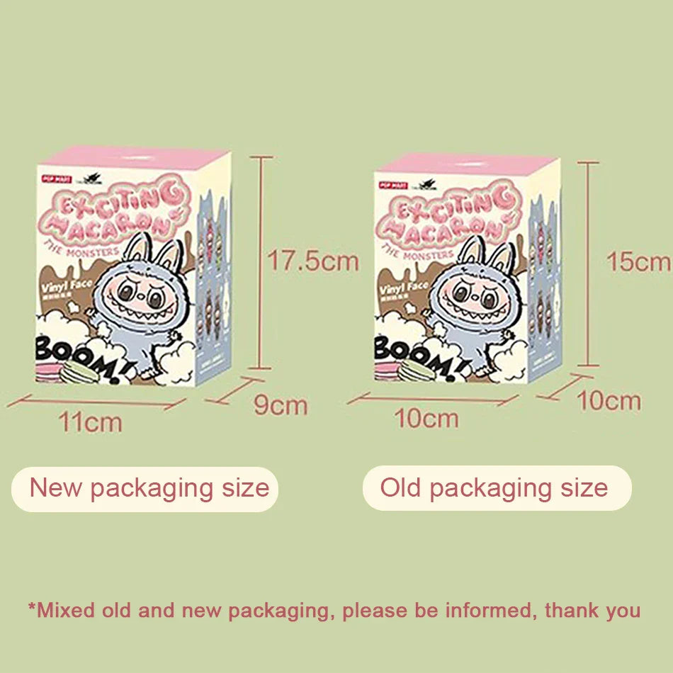 17cm Labubu Exciting Blind Box Anime Figures – Cute PVC Doll, Mysterious Box Toys, Hobbies Ornaments, Kids Christmas Gift