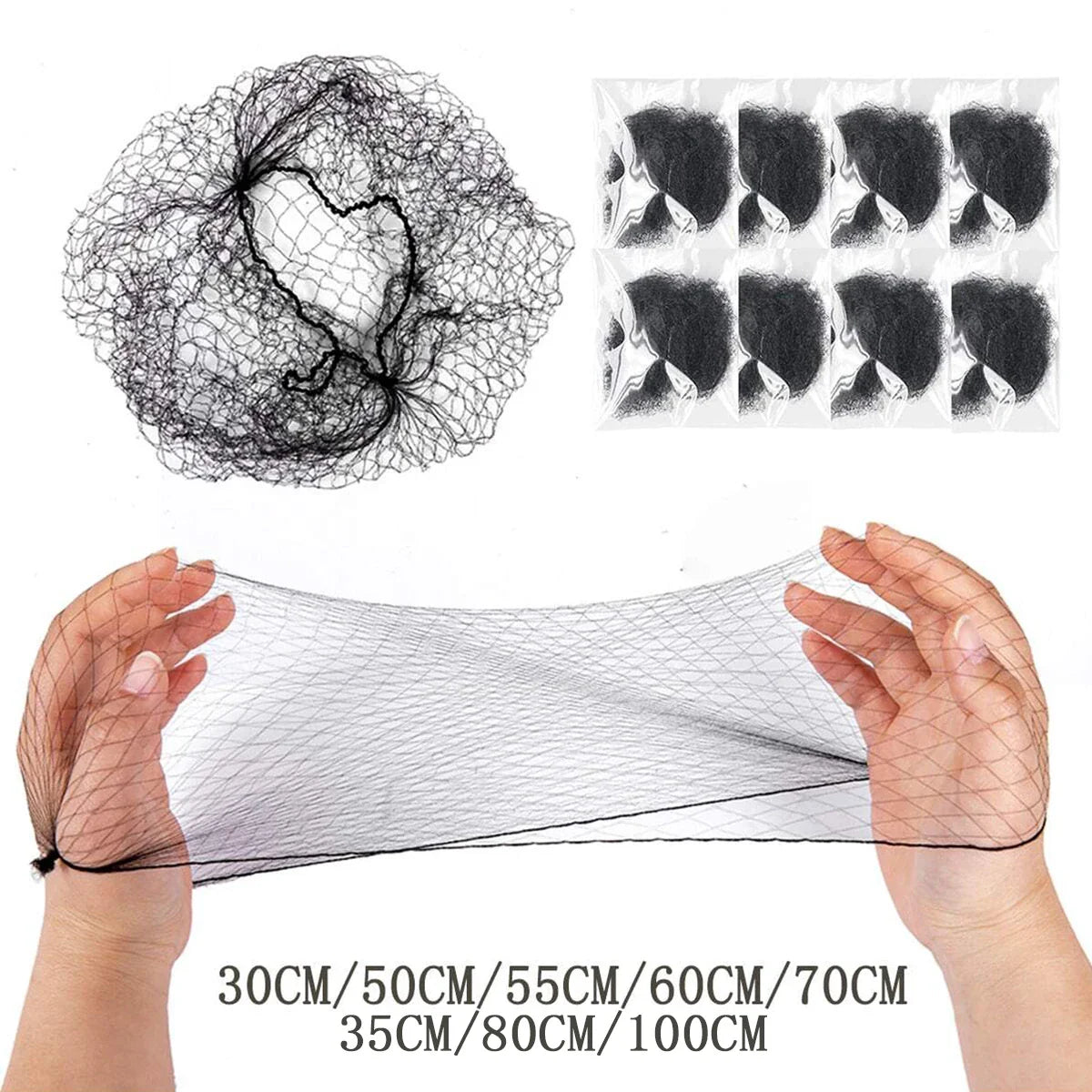 10PCS Invisible Bun Hair Nets – Breathable Mesh Wig Net for Women’s Hair Styling