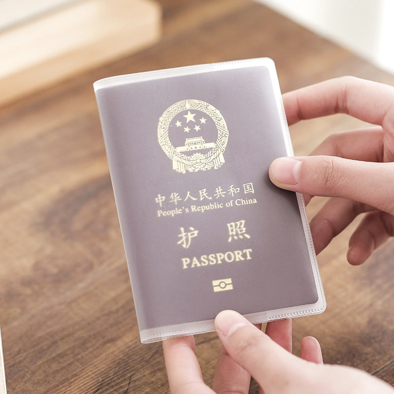 Waterproof PVC Passport Cover & Wallet – Business Card & Document Holder Pouch