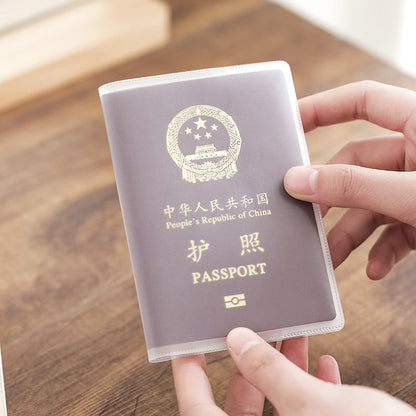 Waterproof PVC Passport Cover & Wallet – Business Card & Document Holder Pouch