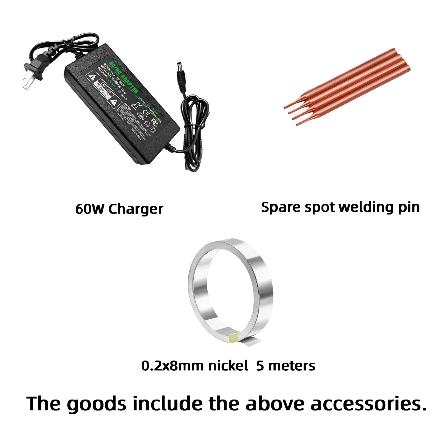 2500A Dual Supercapacitor Spot Welder 6V — Battery Spot Welding for 18650/21700/32140, 0.1–0.4mm Nickel (DIY)